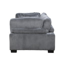  Manufacturer Color_Grey -- Homelegance Traverse Stationary Fabric Loveseat IMAGE 4