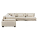  Manufacturer Color_Beige -- Traverse 8555BE*5SC 5 pc Modular Sectional IMAGE 2