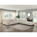 Manufacturer Color_Beige -- Traverse 8555BE*5OT 5 pc Modular Sectional with Ottoman IMAGE 19