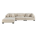  Manufacturer Color_Beige -- Traverse 8555BE*4OT 4 pc Modular Sectional with Ottoman IMAGE 3