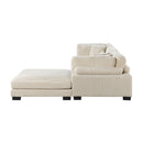  Manufacturer Color_Beige -- Traverse 8555BE*4OT 4 pc Modular Sectional with Ottoman IMAGE 8