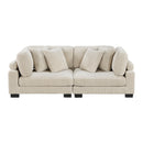  Manufacturer Color_Beige -- Traverse 8555BE-2* Love Seat IMAGE 1
