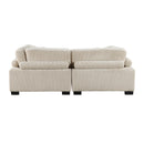  Manufacturer Color_Beige -- Traverse 8555BE-2* Love Seat IMAGE 3