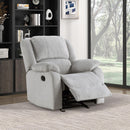  Manufacturer Color_Grey -- Fairview 8526CN-1GD Glider Reclining Chair IMAGE 6