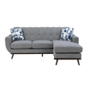  Manufacturer Color_Grey -- Homelegance Everton Stationary Fabric Sofa IMAGE 1