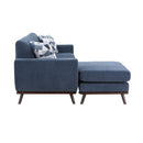  Manufacturer Color_Blue -- Everton 8341BL-3SCRV Reversible Sofa Chaise IMAGE 6