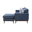  Manufacturer Color_Blue -- Everton 8341BL-3SCRV Reversible Sofa Chaise IMAGE 7