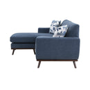  Manufacturer Color_Blue -- Everton 8341BL-3SCRV Reversible Sofa Chaise IMAGE 8