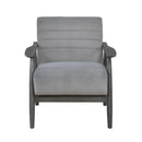  Manufacturer Color_Grey -- Greeley 1287GY-1 Accent Chair IMAGE 2