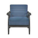  Manufacturer Color_Blue -- Greeley 1287BU-1 Accent Chair IMAGE 2
