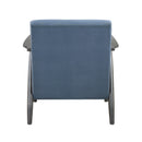  Manufacturer Color_Blue -- Greeley 1287BU-1 Accent Chair IMAGE 4