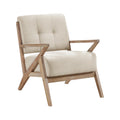  Manufacturer Color_Sand -- Homelegance Ollen Stationary Fabric Accent Chair IMAGE 1