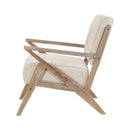  Manufacturer Color_Sand -- Homelegance Ollen Stationary Fabric Accent Chair IMAGE 3