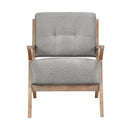  Manufacturer Color_Brownish grey -- Ollen 1211GY-1 Accent Chair IMAGE 2