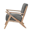  Manufacturer Color_Dark grey -- Ollen 1211DG-1 Accent Chair IMAGE 3