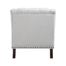  Manufacturer Color_Grey and white -- Homelegance Holland Park Stationary Fabric Accent Chair IMAGE 4