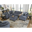  Manufacturer Color_Navy -- Benchcraft Maxon Place Fabric Ottoman IMAGE 6