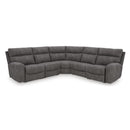  Manufacturer Color_Slate -- Signature Design by Ashley Next Gen DuraPella Power Reclining Leather Look 5 pc Sectional IMAGE 1