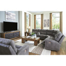  Manufacturer Color_Slate -- Signature Design by Ashley Next Gen DuraPella Power Reclining Leather Look 6 pc Sectional IMAGE 10