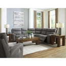  Manufacturer Color_Slate -- Signature Design by Ashley Next Gen DuraPella Power Leather Look Recliner IMAGE 11