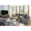  Manufacturer Color_Slate -- Signature Design by Ashley Next Gen DuraPella Power Leather Look Recliner IMAGE 13