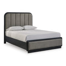  Size_Queen -- Signature Design by Ashley Rowanbeck Upholstered Panel Bed IMAGE 1