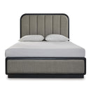  Size_Queen -- Signature Design by Ashley Rowanbeck Upholstered Panel Bed IMAGE 2