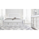  Size_California King -- Chalanna B822B5 California King Upholstered Storage Bed IMAGE 10