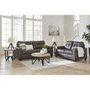  Manufacturer Color_Umber -- Benchcraft Barlin Mills Stationary Leather Look Sofa IMAGE 12