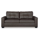  Manufacturer Color_Umber -- Benchcraft Barlin Mills Stationary Leather Look Sofa IMAGE 2