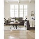  Manufacturer Color_Umber -- Benchcraft Barlin Mills Stationary Leather Look Sofa IMAGE 9