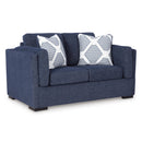  Manufacturer Color_Navy -- Benchcraft Evansley Stationary Fabric Loveseat IMAGE 1