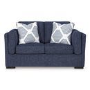  Manufacturer Color_Navy -- Benchcraft Evansley Stationary Fabric Loveseat IMAGE 2