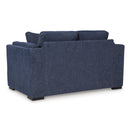  Manufacturer Color_Navy -- Benchcraft Evansley Stationary Fabric Loveseat IMAGE 4