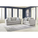  Manufacturer Color_Pewter -- Evansley 5450335 Loveseat IMAGE 6