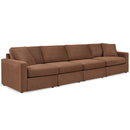  Manufacturer Color_Spice -- Signature Design by Ashley Modmax Fabric 4 pc Sectional IMAGE 1