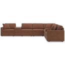  Manufacturer Color_Spice -- Signature Design by Ashley Modmax Fabric 8 pc Sectional IMAGE 3
