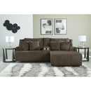  Manufacturer Color_Chocolate -- Signature Design by Ashley Top Tier Reclining Fabric Sofa IMAGE 2