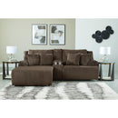  Manufacturer Color_Chocolate -- Signature Design by Ashley Top Tier Reclining Fabric Sofa IMAGE 2