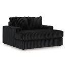  Manufacturer Color_Onyx -- Signature Design by Ashley Midnight Madness Fabric Chaise IMAGE 1