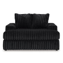  Manufacturer Color_Onyx -- Signature Design by Ashley Midnight Madness Fabric Chaise IMAGE 2