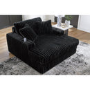  Manufacturer Color_Onyx -- Signature Design by Ashley Midnight Madness Fabric Chaise IMAGE 6