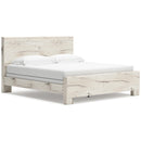  Size_King -- Benchcraft Lawroy Panel Bed IMAGE 1