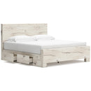  Size_King -- Signature Design by Ashley Lawroy Panel Bed with Storage IMAGE 2