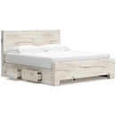  Size_King -- Signature Design by Ashley Lawroy Panel Bed with Storage IMAGE 2