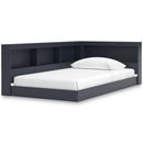  Size_Twin -- Signature Design by Ashley Simmenfort Bookcase Bed with Storage IMAGE 1