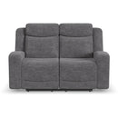 Flexsteel Ridge 1847-60PH - Ridge Power Reclining Loveseat with Power Headrests - Maison Elegance Furniture LLC