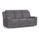 Flexsteel Ridge 1847-62PH Power Reclining Sofa with Power Headrests - Maison Elegance Furniture LLC
