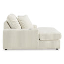  Manufacturer Color_Ivory -- Signature Design by Ashley Lindyn Fabric Chaise IMAGE 3