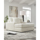  Manufacturer Color_Ivory -- Signature Design by Ashley Lindyn Fabric Chaise IMAGE 9
